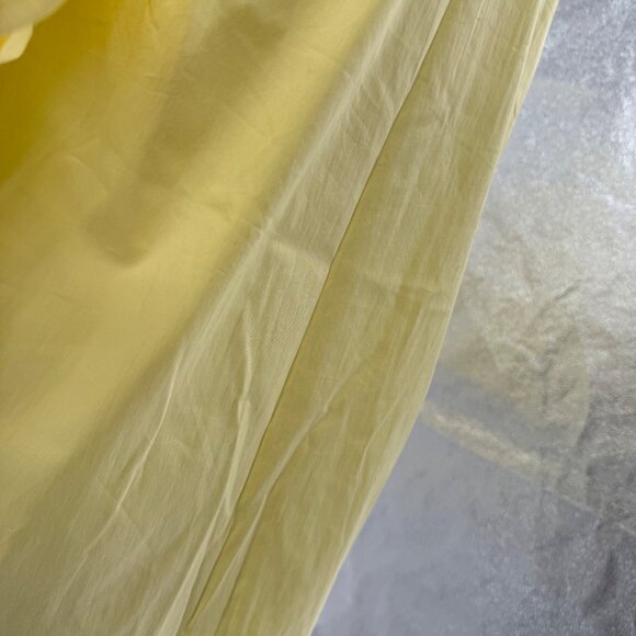 Lisette Montreal Womens Yellow Buttonup Blouse M Cotton Blend - Picture 8 of 14